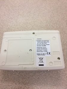 Maplins alarm