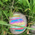 Painted stone
