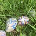Painted and signed stones