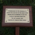 WWII VJ Day commemoration plaque