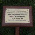 WWII VJ Day commemoration plaque