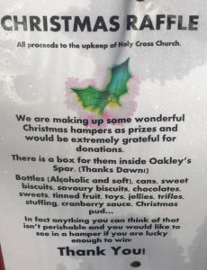 More Christmas raffle information