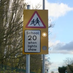 School road sign