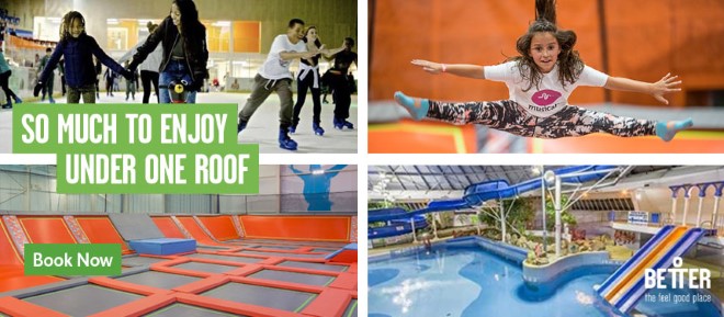 Pictures of activies you can do at Swindon's Lesuire Centres