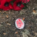 Remembrance Sunday pebble