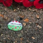 Remembrance Sunday pebble