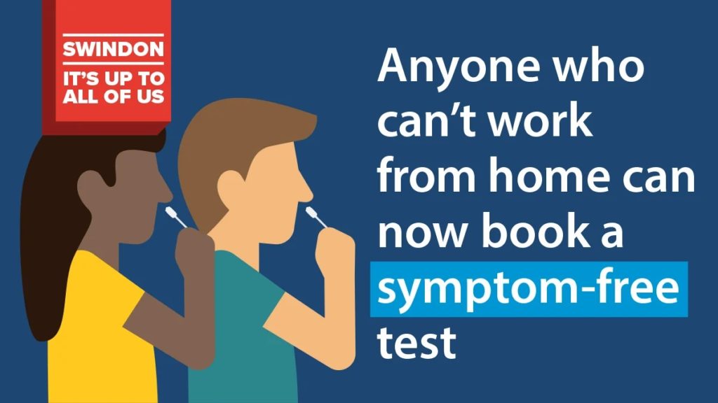 Symptom-free test advert