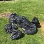 Bin bags full with rubbish