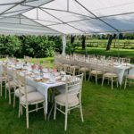 Marquee set for a wedding