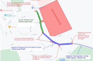 Working Zone - Marlborough Road map