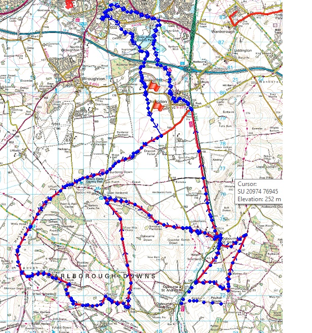Macmillan Cancer Support Fundraising Event route