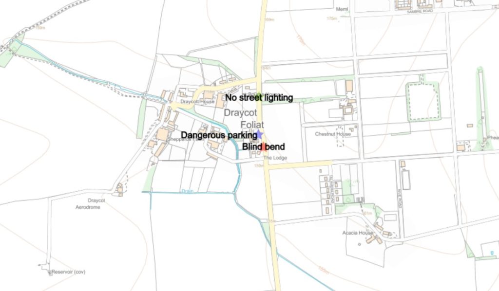 Ridgeway View and Draycot Foliat map