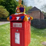 Decorated post box