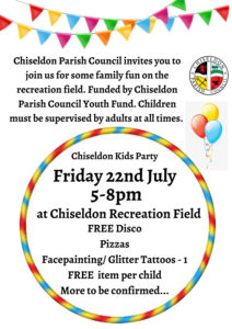 chiseldon kids party poster