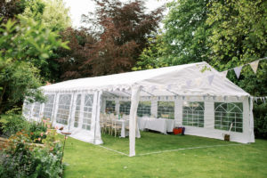 Image of erected marquee