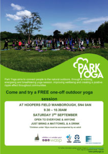 Park Yoga Poster-Wanborough September 2022