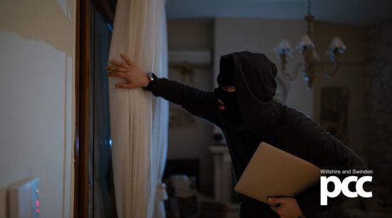 burglar in a home