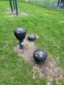 Chiseldon playground climbing thing