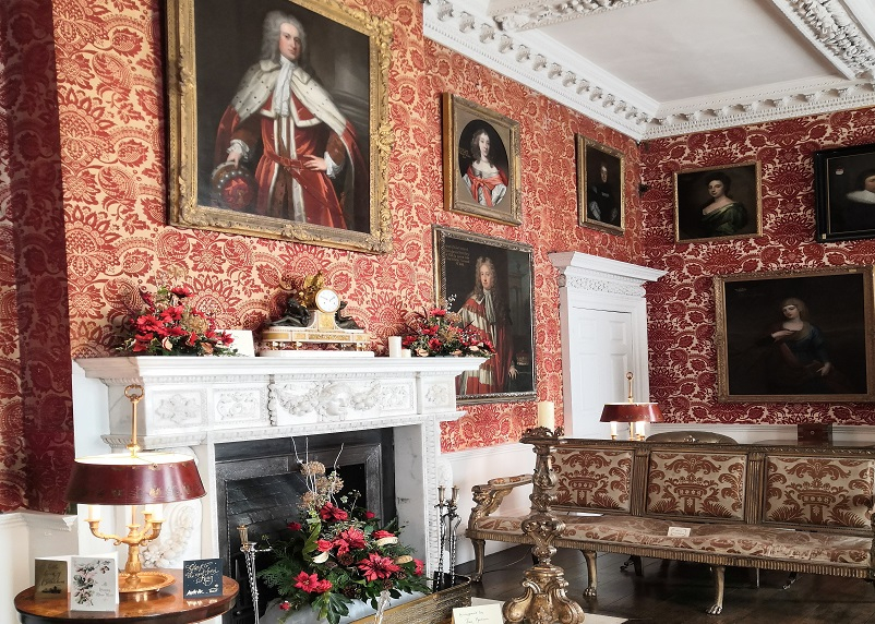 Richly decorated interior of Lydiard House