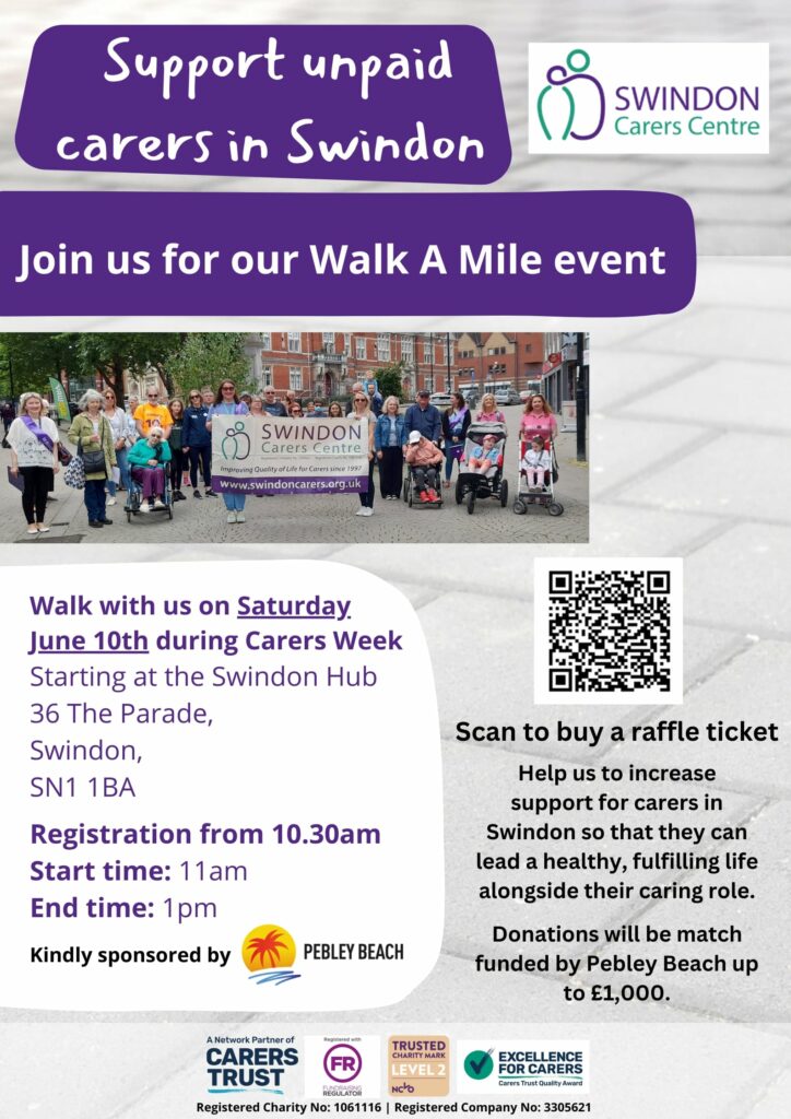 Swindon walk a mile poster