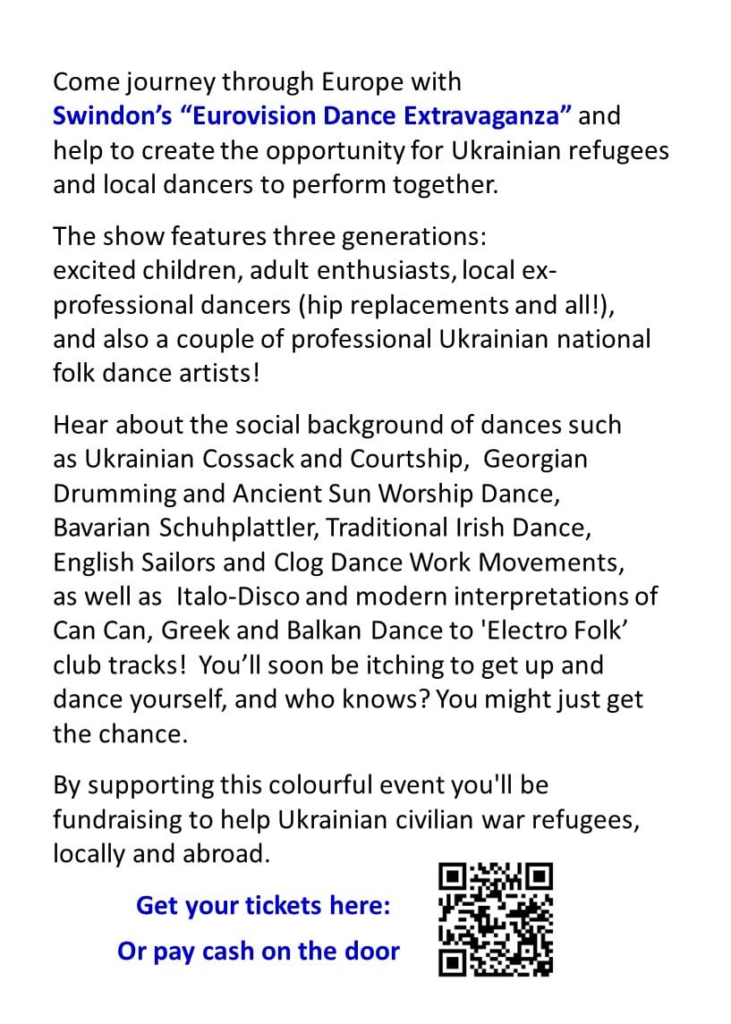 Swindon Dance Extravaganza text