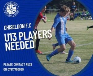 Poster of football playing boy