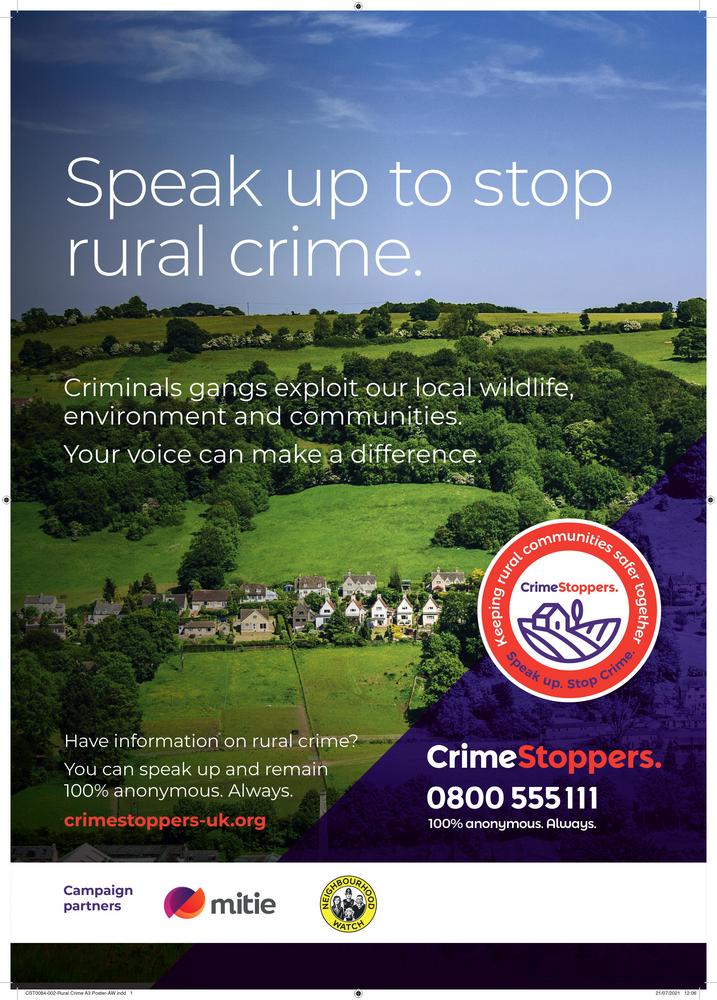 Poster for rural crime week