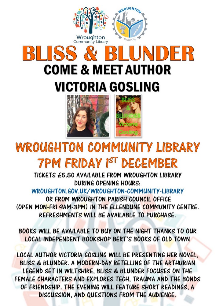 Poster for author Victoria Gosling