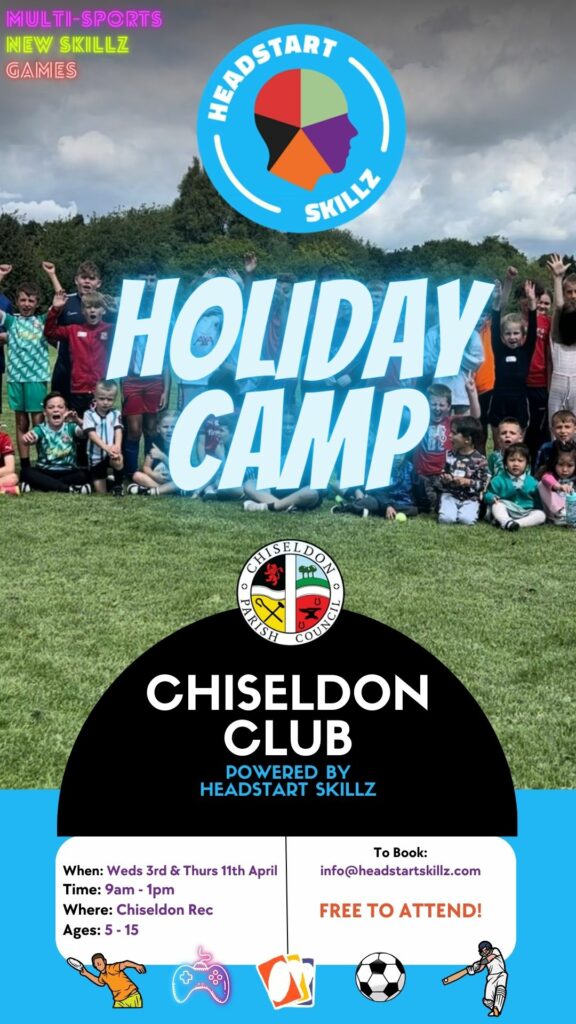 Poster for Chiseldon Easter holiday camp